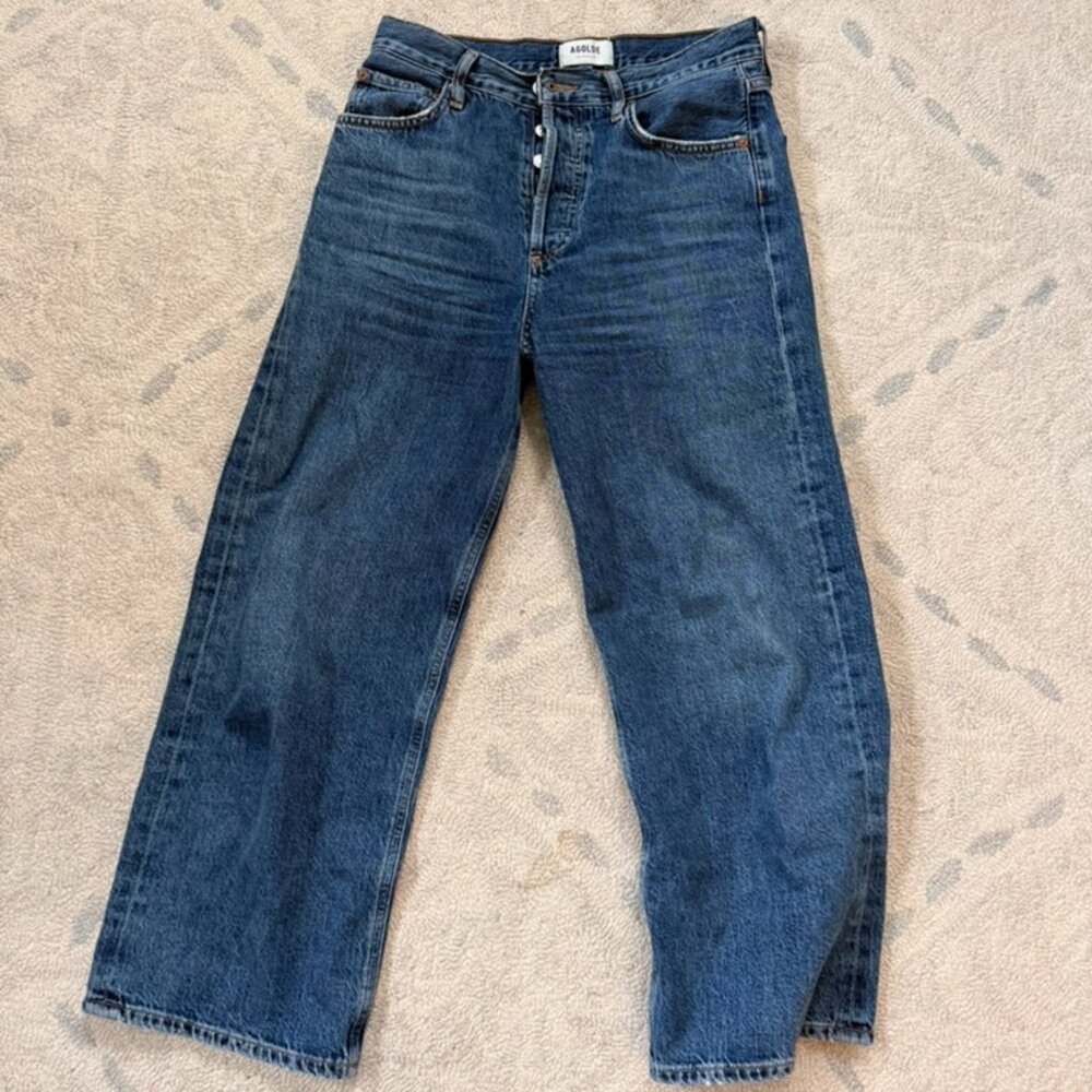 Agolde Ren Wide Leg Size 26P in Control, worn twice